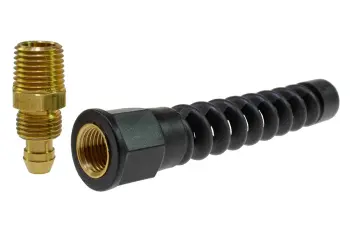 PRM0404SR PUR HOSE END 1/4X1/4