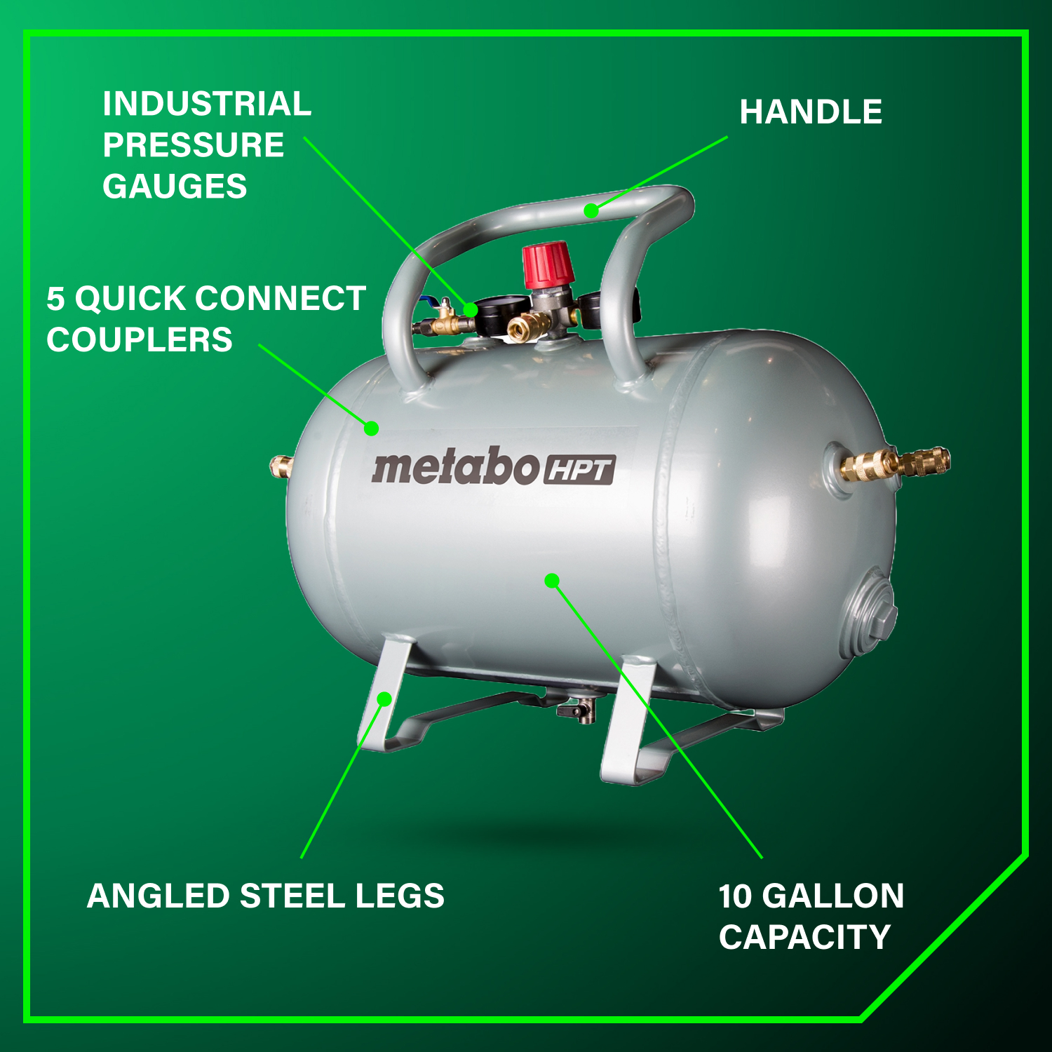 UA3810AB METABO 10 AIR TANK