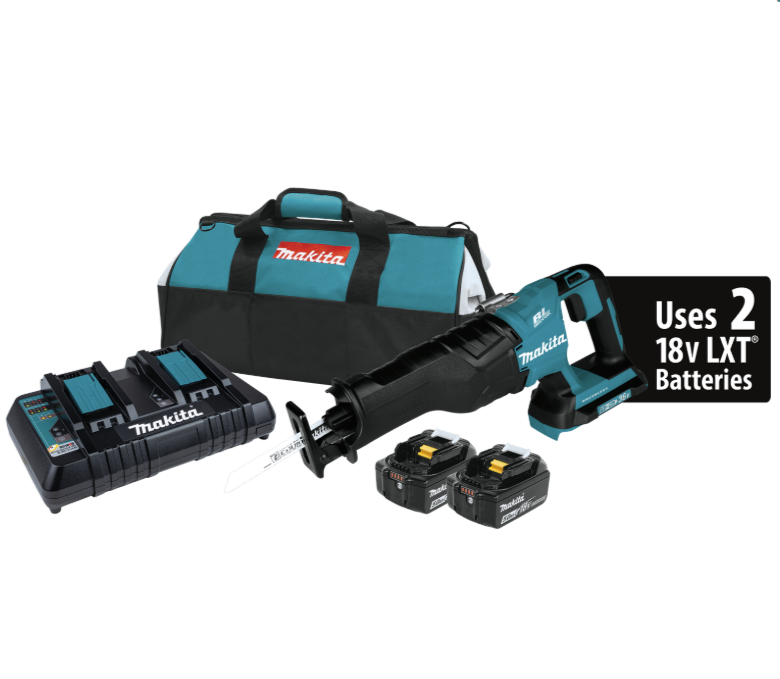 XRJ06PT MAKITA 18V BRUSHLESS RECIPRO SAW KIT