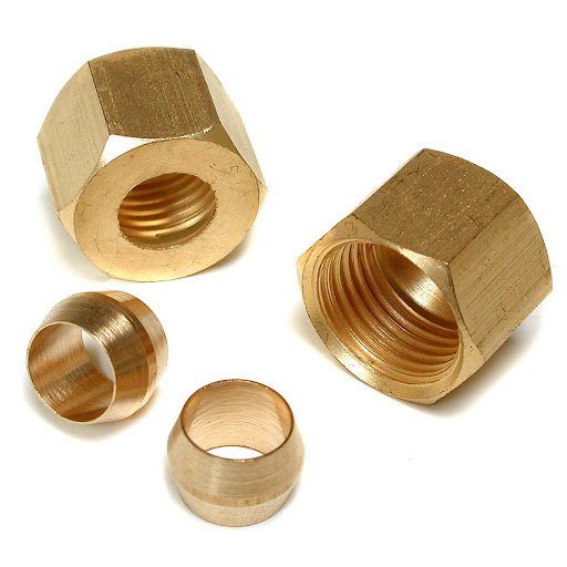 9311   1/4" COMPRESSION NUT & SLEEVE