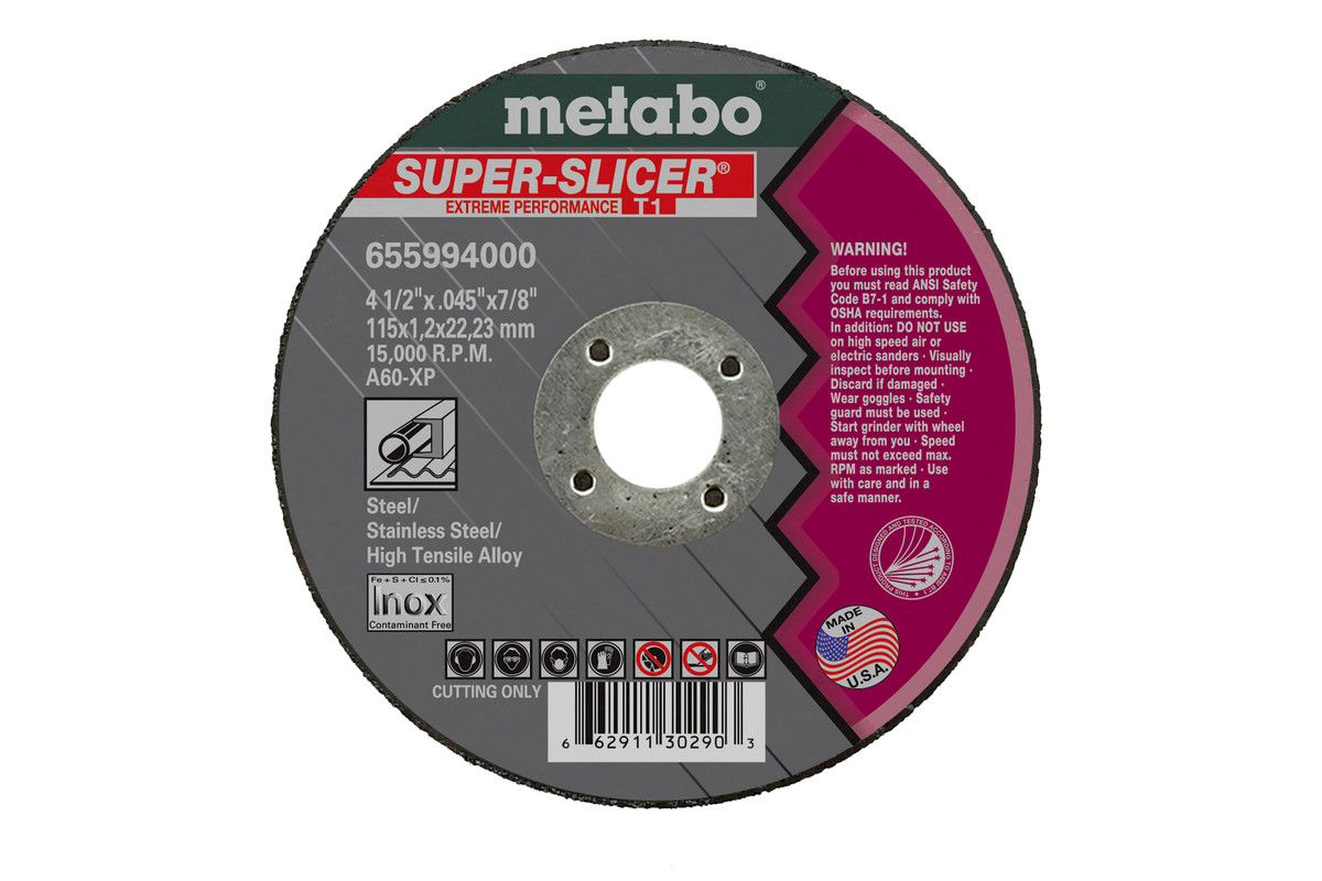655994000 Metabo 4-1/2-inch Super Slicer Wheel