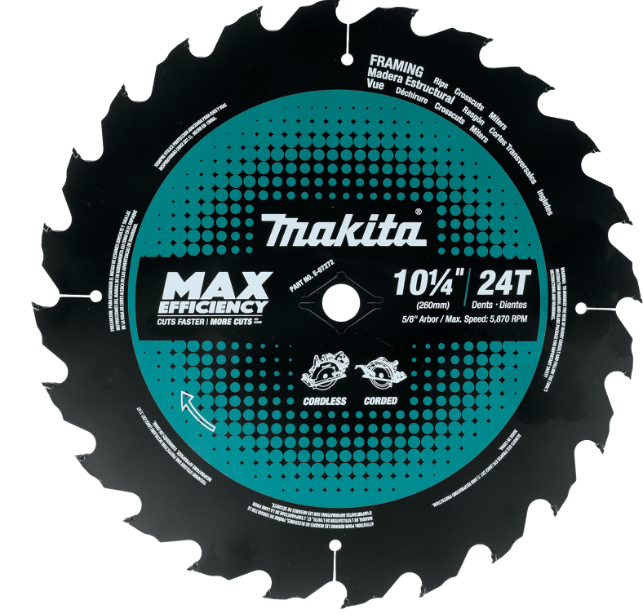 E-07272 10-1/4' 24T MAKITA MAX EFFICIE