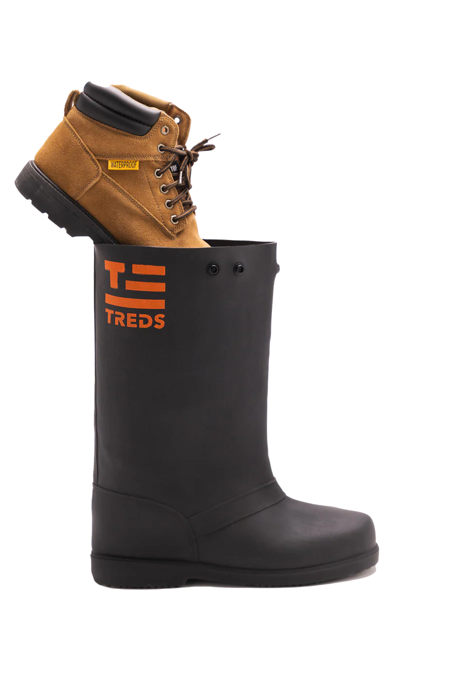 17852 TREDS 17" RUBBER OVERBOOT LARGE-BLACK