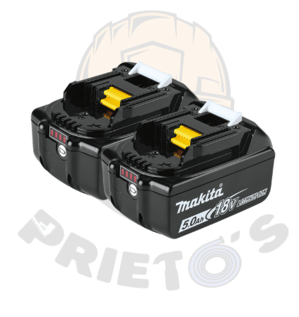 BL1850B-2 MAKITA 18V LXT LITHIUM-ION 5.0AH BATTERY, 2/PK