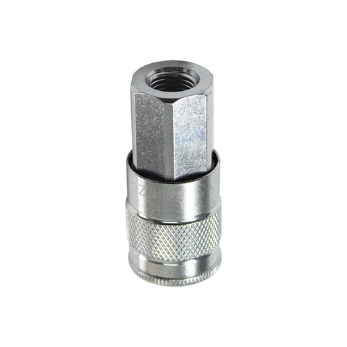 CA640Z 3/8" x 1/4" FPT Auto Steel Coupler