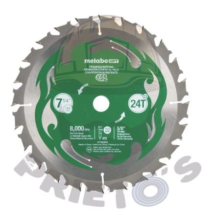 115429M 7-1/4" 24T FRAMING BLADE