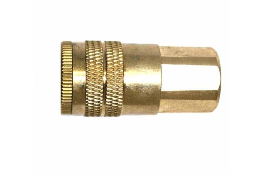 CH440B 1/4" INDUSTRIAL BRASS COUPLER X 1/4" FPT