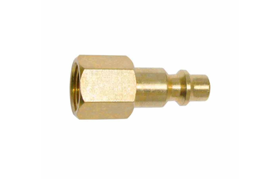 CPH440B 1/4" X 1/4" FPT BRASS  INDUSTRIAL COUPLER PLUG 
